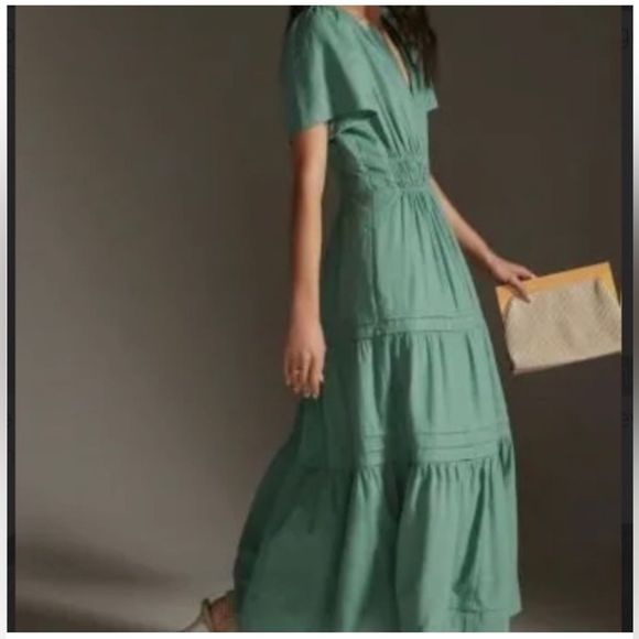 Anthropologie Dresses & Skirts - Maeve Somerset Linen edition Maxi dress